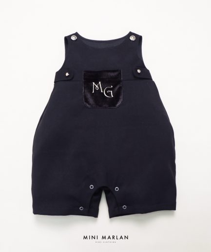 Ivy Black Boy Dungarees (0-3y)
