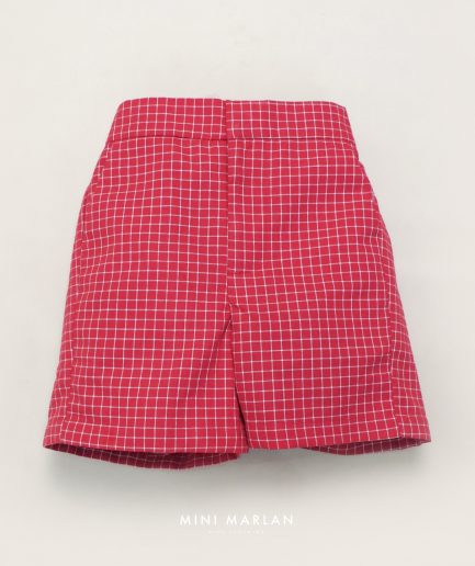 Carol Red Check Short (6M-10Y)