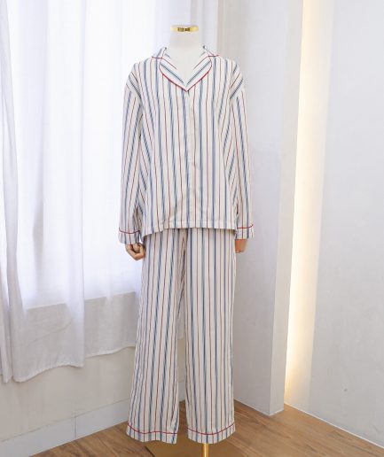 Man French Classic Stripes Pajamas Set