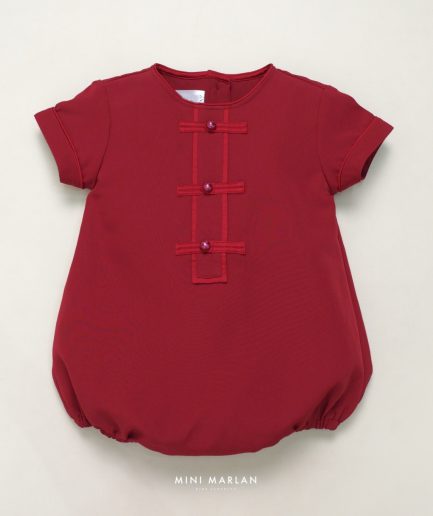 Tulips Qipao Boy Romper