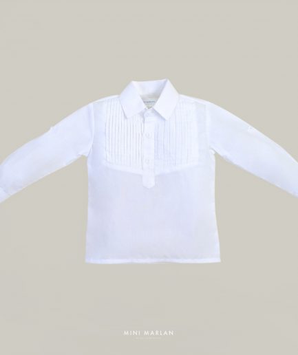 Daniel White Pintuck Shirt